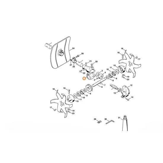 STIHL  Obudowa przekładni 4600 641 0300